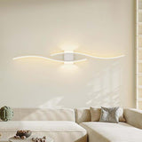 Maxbell Modern LED Wall Light Makeup Lamp Mirror Sconce for Office Bedroom Farmhouse White