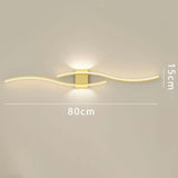 Maxbell Modern LED Wall Light Makeup Lamp Mirror Sconce for Office Bedroom Farmhouse Gold