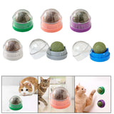 Maxbell Catnip Ball Rotating Kitten Chew Toys Cat Snacks Edible Catnip Ball for Cats