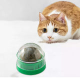 Maxbell Catnip Ball Rotating Kitten Chew Toys Cat Snacks Edible Catnip Ball for Cats