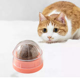 Maxbell Catnip Ball Rotating Kitten Chew Toys Cat Snacks Edible Catnip Ball for Cats