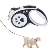 Maxbell Retractable Dog Leash Single Handed Fast Lock Braking System Dogs Cats Rope black 3m