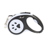 Maxbell Retractable Dog Leash Single Handed Fast Lock Braking System Dogs Cats Rope black 5m