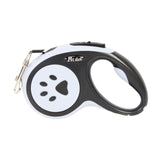 Maxbell Retractable Dog Leash Single Handed Fast Lock Braking System Dogs Cats Rope black 5m