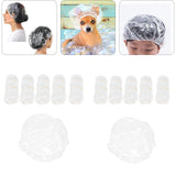 Maxbell 100Pcs Disposable Shower Caps Elastic for Conditioning Hair Treatment Travel