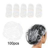 Maxbell 100Pcs Disposable Shower Caps Elastic for Conditioning Hair Treatment Travel