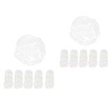 Maxbell 100Pcs Disposable Shower Caps Elastic for Conditioning Hair Treatment Travel