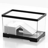 Maxbell Turtle Tank Bottom Drainage Terrapin Tortoise Enclosure Starter Indoor Decor Medium Black