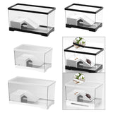 Maxbell Turtle Tank Bottom Drainage Terrapin Tortoise Enclosure Starter Indoor Decor Medium Black