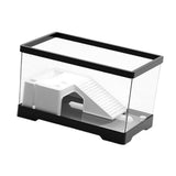 Maxbell Turtle Tank Bottom Drainage Terrapin Tortoise Enclosure Starter Indoor Decor Medium Black