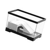 Maxbell Turtle Tank Bottom Drainage Terrapin Tortoise Enclosure Starter Indoor Decor Medium Black