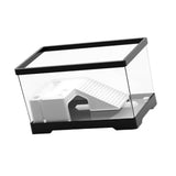 Maxbell Turtle Tank Bottom Drainage Terrapin Tortoise Enclosure Starter Indoor Decor Medium Black