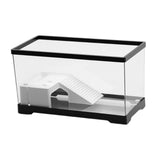 Maxbell Turtle Tank Bottom Drainage Terrapin Tortoise Enclosure Starter Indoor Decor Large Black