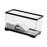 Maxbell Turtle Tank Bottom Drainage Terrapin Tortoise Enclosure Starter Indoor Decor Large Black