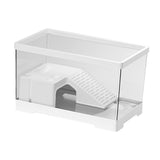 Maxbell Turtle Tank Bottom Drainage Terrapin Tortoise Enclosure Starter Indoor Decor Medium White