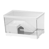 Maxbell Turtle Tank Bottom Drainage Terrapin Tortoise Enclosure Starter Indoor Decor Medium White