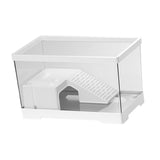 Maxbell Turtle Tank Bottom Drainage Terrapin Tortoise Enclosure Starter Indoor Decor Medium White