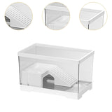 Maxbell Turtle Tank Bottom Drainage Terrapin Tortoise Enclosure Starter Indoor Decor Medium White