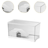 Maxbell Turtle Tank Bottom Drainage Terrapin Tortoise Enclosure Starter Indoor Decor Large White