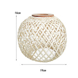 Maxbell Rustic Hanging Light Shade Hand Weave Lampshade for Cafe Bedroom Living Room