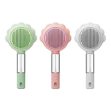 Maxbell Pet Grooming Brush Portable Pet Hair Cleaner Brush for Long Short Curly Hair green