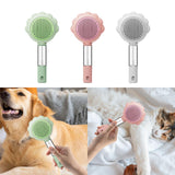 Maxbell Pet Grooming Brush Portable Pet Hair Cleaner Brush for Long Short Curly Hair green