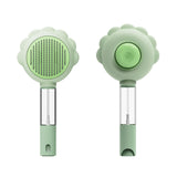 Maxbell Pet Grooming Brush Portable Pet Hair Cleaner Brush for Long Short Curly Hair green
