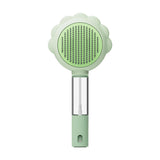 Maxbell Pet Grooming Brush Portable Pet Hair Cleaner Brush for Long Short Curly Hair green