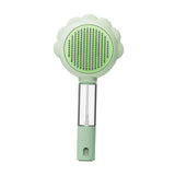 Maxbell Pet Grooming Brush Portable Pet Hair Cleaner Brush for Long Short Curly Hair green