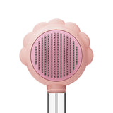 Maxbell Pet Grooming Brush Portable Pet Hair Cleaner Brush for Long Short Curly Hair Pink