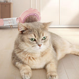 Maxbell Pet Grooming Brush Portable Pet Hair Cleaner Brush for Long Short Curly Hair Pink