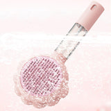 Maxbell Pet Grooming Brush Portable Pet Hair Cleaner Brush for Long Short Curly Hair Pink