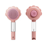 Maxbell Pet Grooming Brush Portable Pet Hair Cleaner Brush for Long Short Curly Hair Pink