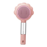 Maxbell Pet Grooming Brush Portable Pet Hair Cleaner Brush for Long Short Curly Hair Pink