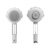 Maxbell Pet Grooming Brush Portable Pet Hair Cleaner Brush for Long Short Curly Hair white