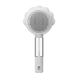 Maxbell Pet Grooming Brush Portable Pet Hair Cleaner Brush for Long Short Curly Hair white