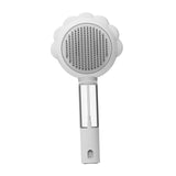 Maxbell Pet Grooming Brush Portable Pet Hair Cleaner Brush for Long Short Curly Hair white