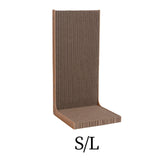 Maxbell Cat Scratching Board L Shape Cat Cardboard Bed for Wall and Couch Protection 50cmx25cmx23.5cm