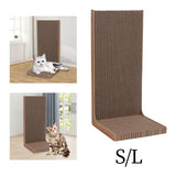 Maxbell Cat Scratching Board L Shape Cat Cardboard Bed for Wall and Couch Protection 50cmx25cmx23.5cm