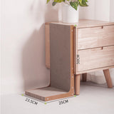 Maxbell Cat Scratching Board L Shape Cat Cardboard Bed for Wall and Couch Protection 50cmx25cmx23.5cm