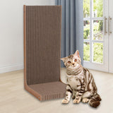 Maxbell Cat Scratching Board L Shape Cat Cardboard Bed for Wall and Couch Protection 50cmx25cmx23.5cm