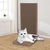 Maxbell Cat Scratching Board L Shape Cat Cardboard Bed for Wall and Couch Protection 50cmx25cmx23.5cm