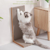 Maxbell Cat Scratching Board L Shape Cat Cardboard Bed for Wall and Couch Protection 50cmx25cmx23.5cm