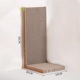Maxbell Cat Scratching Board L Shape Cat Cardboard Bed for Wall and Couch Protection 56cmx30cmx24cm