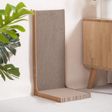 Maxbell Cat Scratching Board L Shape Cat Cardboard Bed for Wall and Couch Protection 56cmx30cmx24cm