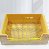 Maxbell 2 in 1 Rabbit Hay Feeder Box Hay Feeder with Litter Pan for Bunny Guinea Pig green toilet pan