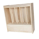 Maxbell 2 in 1 Rabbit Hay Feeder Box Hay Feeder with Litter Pan for Bunny Guinea Pig large Grass Rack