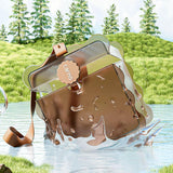 Maxbell Small Animal Carrier Bag Travel Guinea Pig Carrier Bag for Small Animals Rat brown