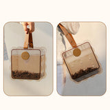 Maxbell Small Animal Carrier Bag Travel Guinea Pig Carrier Bag for Small Animals Rat brown