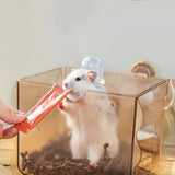 Maxbell Small Animal Carrier Bag Travel Guinea Pig Carrier Bag for Small Animals Rat brown